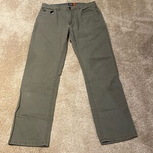 Howler Brothers Frontside 5 Pocket Pants Cotton Oregano Olive Size W30 x L28